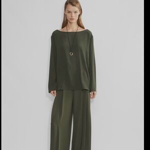 Babaton Dark Olive Trousers